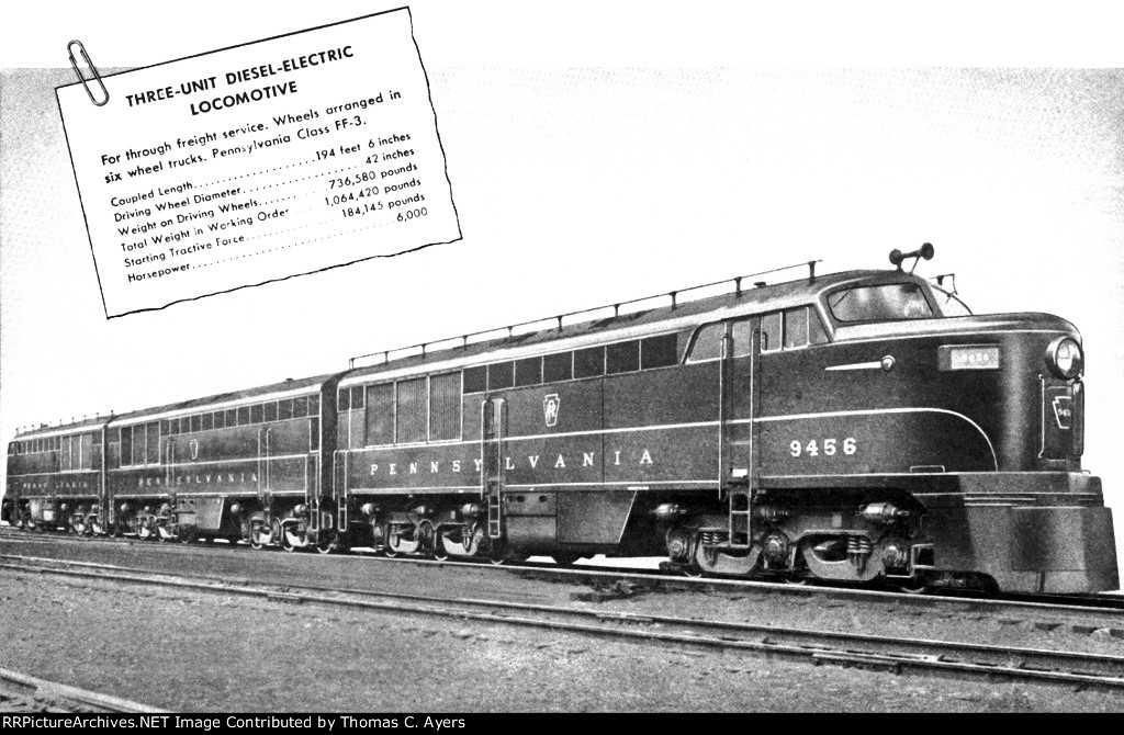 "Modern Power For Today's Trains," Page 9, 1949